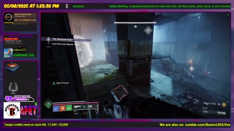 Destiny 2: 5-8-25 The Broken Deep is the Lost Sector. Arc/Strand Surge.