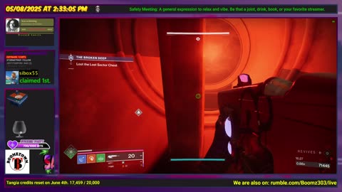Destiny 2: 5-8-25 The Broken Deep is the Lost Sector. Arc/Strand Surge.