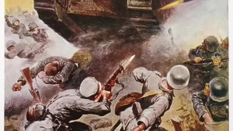 How did Germans stop British tanks in WW1?