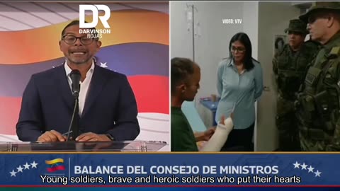 🇻🇪 🇺🇸 ⚔️ Venezuela Deception (2026): President Delcy Rodriguez, visited the injured militants
