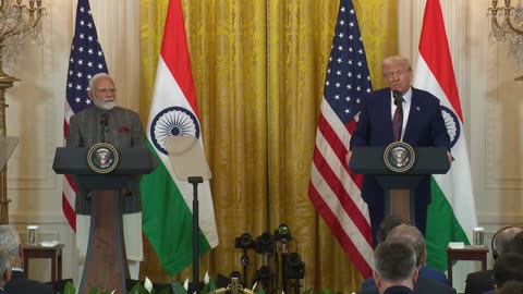 🇺🇸🇮🇳 PRESIDENT TRUMP & PRIME MINISTER MODI HOLD JOINT PRESS CONFERENCE