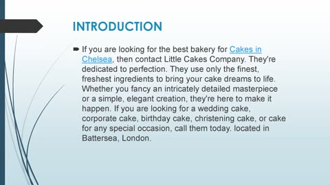 Best Cakes in Chelsea