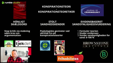 Foredrag om konspirationsteorier 11-06-2025