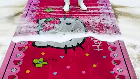 Satisfying Video: The Cutest Hello Kitty Carpet Cleaning #carpetcleaning #shorts #satisfyingvideos