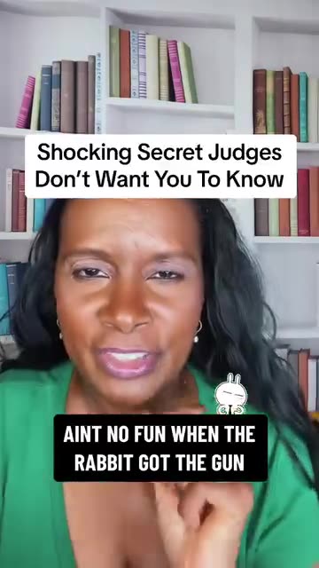 Shocking secret judges don't want you to know- I don't understand!