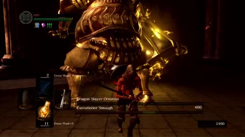 Melee only/No damage Dragonslayer Ornstein and Executioner Smough (Dark Souls Remastered)