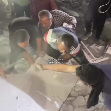 Israeli occupation strikes on multiple residential apartments in Gaza