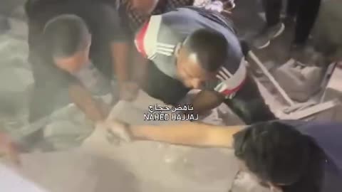 Israeli occupation strikes on multiple residential apartments in Gaza