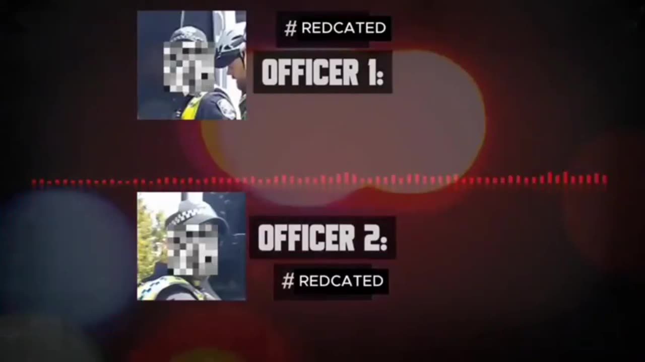 Disturbing audio has emerged of a South Australia Police officer...
