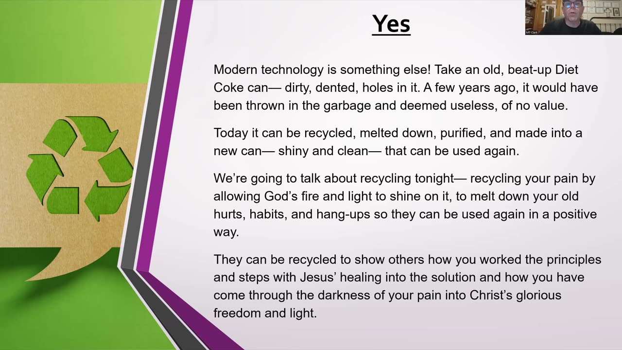 Christian Recovery - Celebrate Freedom - 25 - Yes - with M.T. Clark