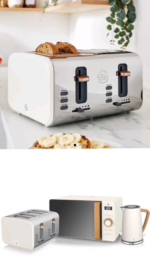 Swan Nordic Kitchen Bundle—Elegant White Design & Smart Convenience for a Stylish, Modern Kitchen