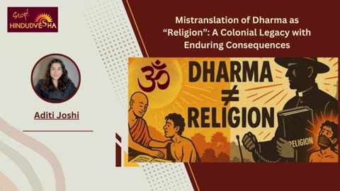 Mistranslation of Dharma as “Religion”: A Colonial Legacy with Enduring Consequences