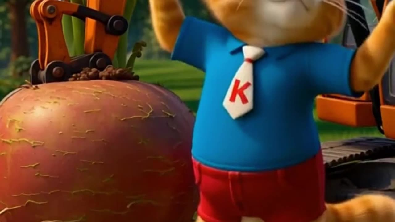 “They pulled and pulled… and he just drove off 😹🥕”