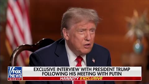 Trump discusses Putin meeting in interview