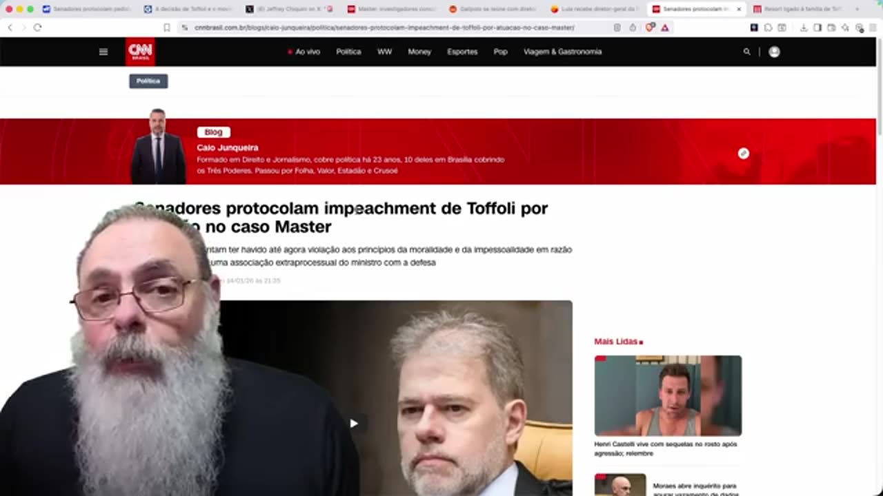 IMPEACHMENT de TOFFOLI pode UNIR OPOSIÇÃO e GOVERNO, devido LAMBANÇAS no MASTER- SERÁ que AGORA VAI