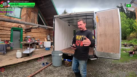 🟢Food Truck Build ALASKA FARMSTEAD 6/9 Ocean Halibut Fishing| Isolated Village ALASKA Farmstead !Isolated Village | !Real