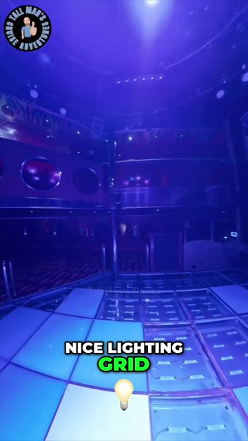 Dance Floor, Lights & Video Wall of Hot, Hot, Hot Nightclub at MVAS Islander Deck 2!