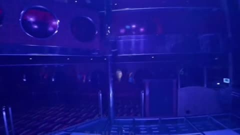 Dance Floor, Lights & Video Wall of Hot, Hot, Hot Nightclub at MVAS Islander Deck 2!