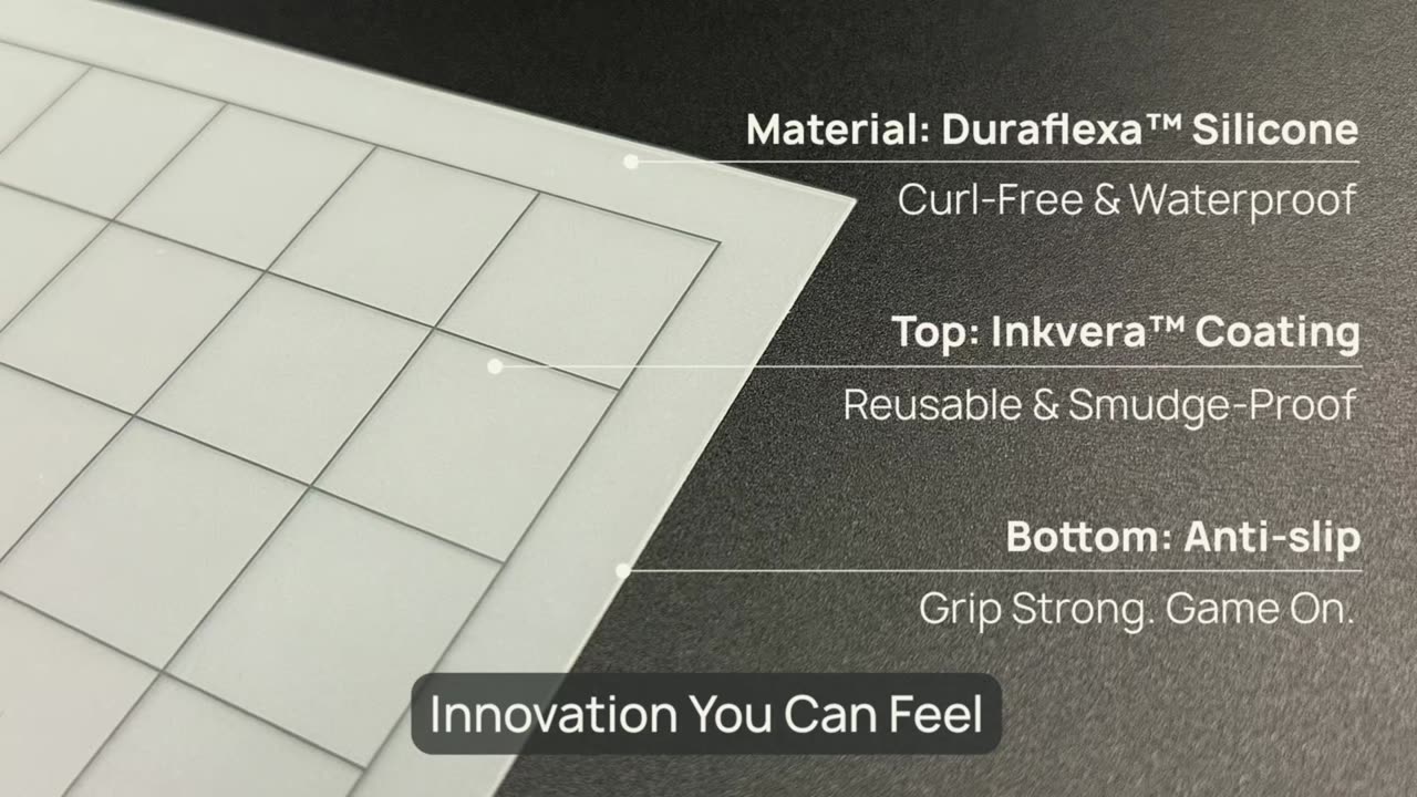 HEYtrace Battle Mat — Traceable Reusable Curl-Free D D Mat by HEYii