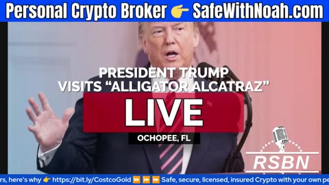 🟢 WATCH LIVE: President Trump at "Alligator Alcatraz"!