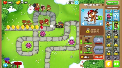 Bloons TD 6 Ape Field Easy Round 27