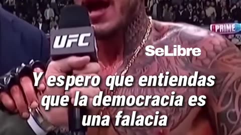 CAMPEON de la UFC discurso contra el GLOBALISMO SATANICO ❗️👹👁
