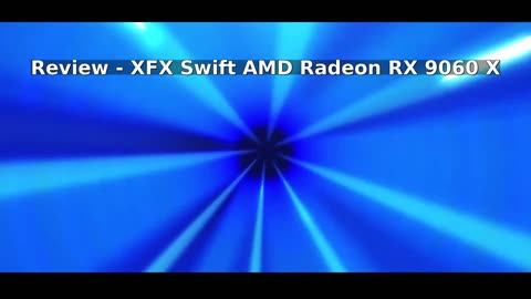 XFX Swift AMD Radeon RX 9060 XT OC Triple Fan Gaming Edition with 16GB GDDR6 HDM