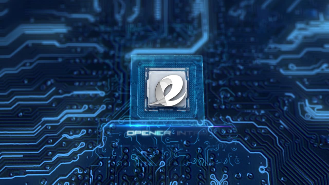 TurboGlow Gaming Logo Animation