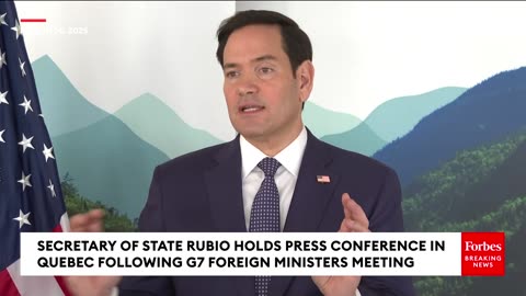 Reporter Asks Sec. Rubio What Security Arrangements Look Like For Ukraine Amidst Ceasefire Talks