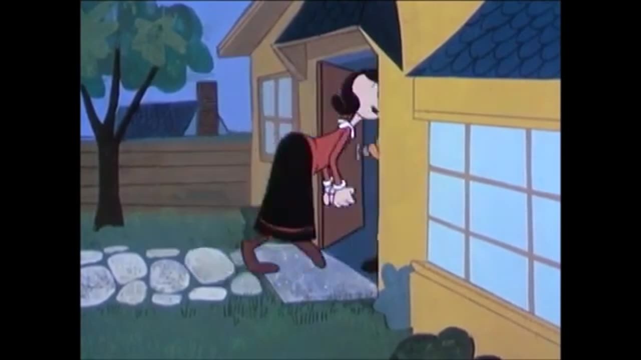 Popeyes Junior Headache (Cartoon Spanking Threat Scene)