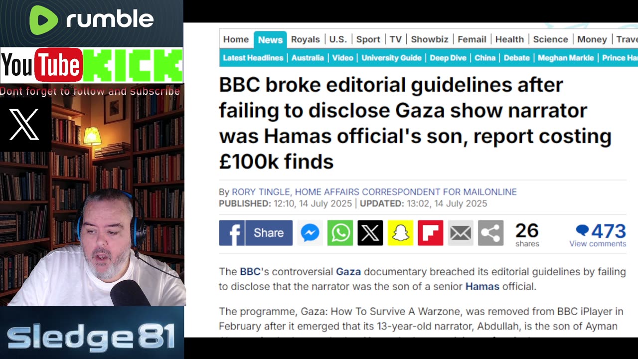 BBC broke editorial guidelines after failing to disclose Gaza time to shut the BBC