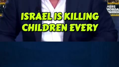 Piers Morgan BLASTS Israeli Ambassador