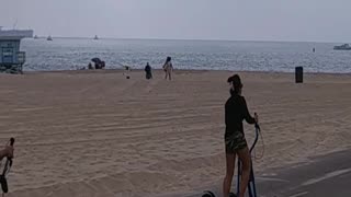 Bike Path on El Segundo Beach.