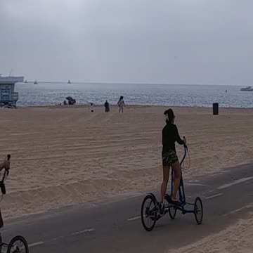Bike Path on El Segundo Beach.