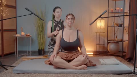 ASMR Relaxing Massage on Mate by Anna to Liza 