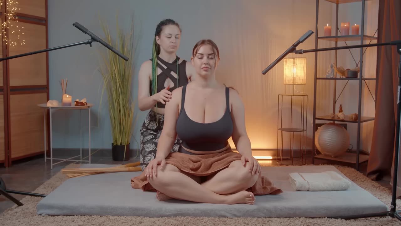 ASMR Relaxing Massage on Mate by Anna to Liza