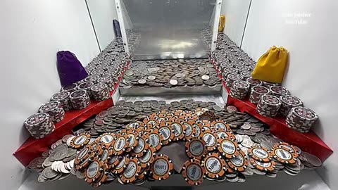 1 Quarter challenges high limit coin pusher