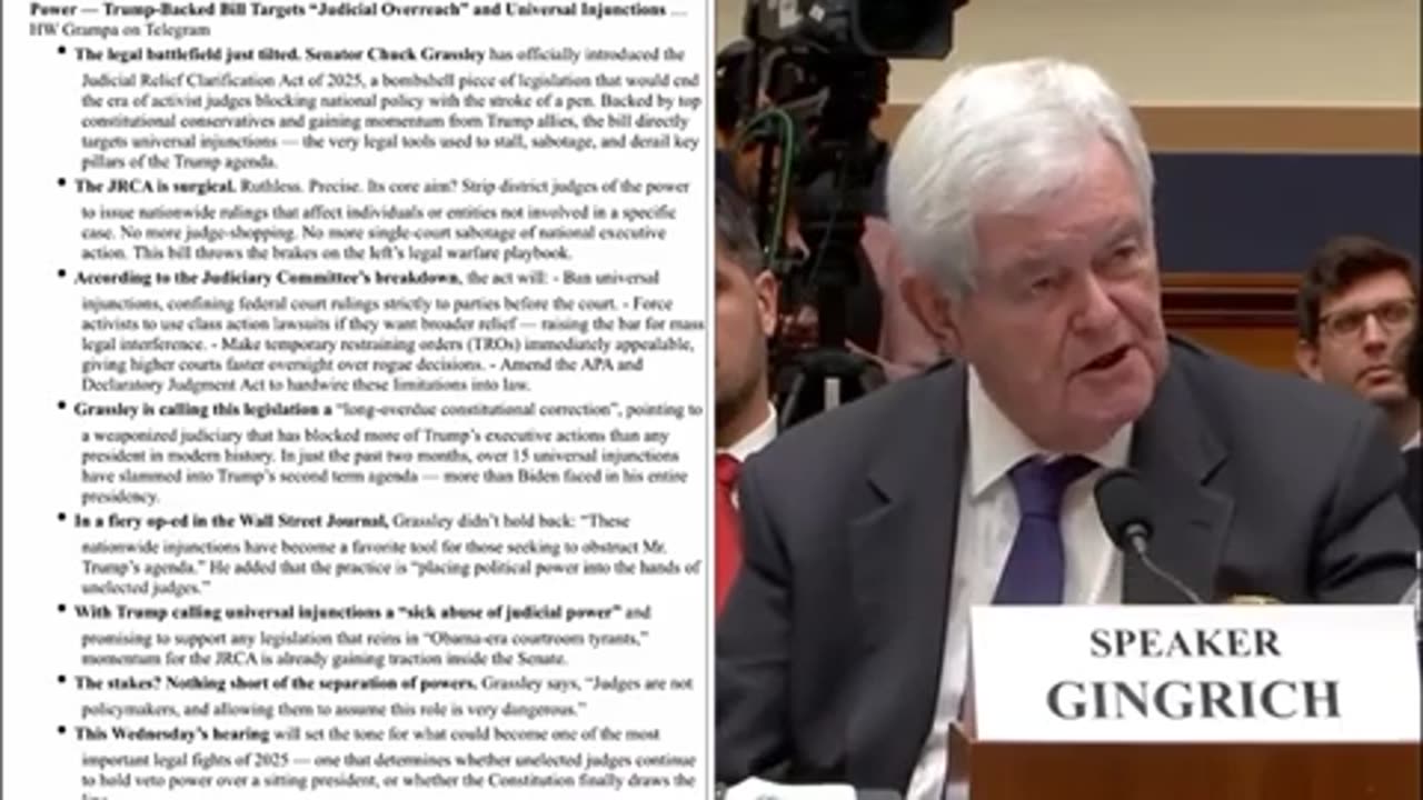 Mcclintock and Newt on corrupt judges ..