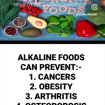TOP 35 ALKALINE FOODS TO PREVENT CANCERS...
