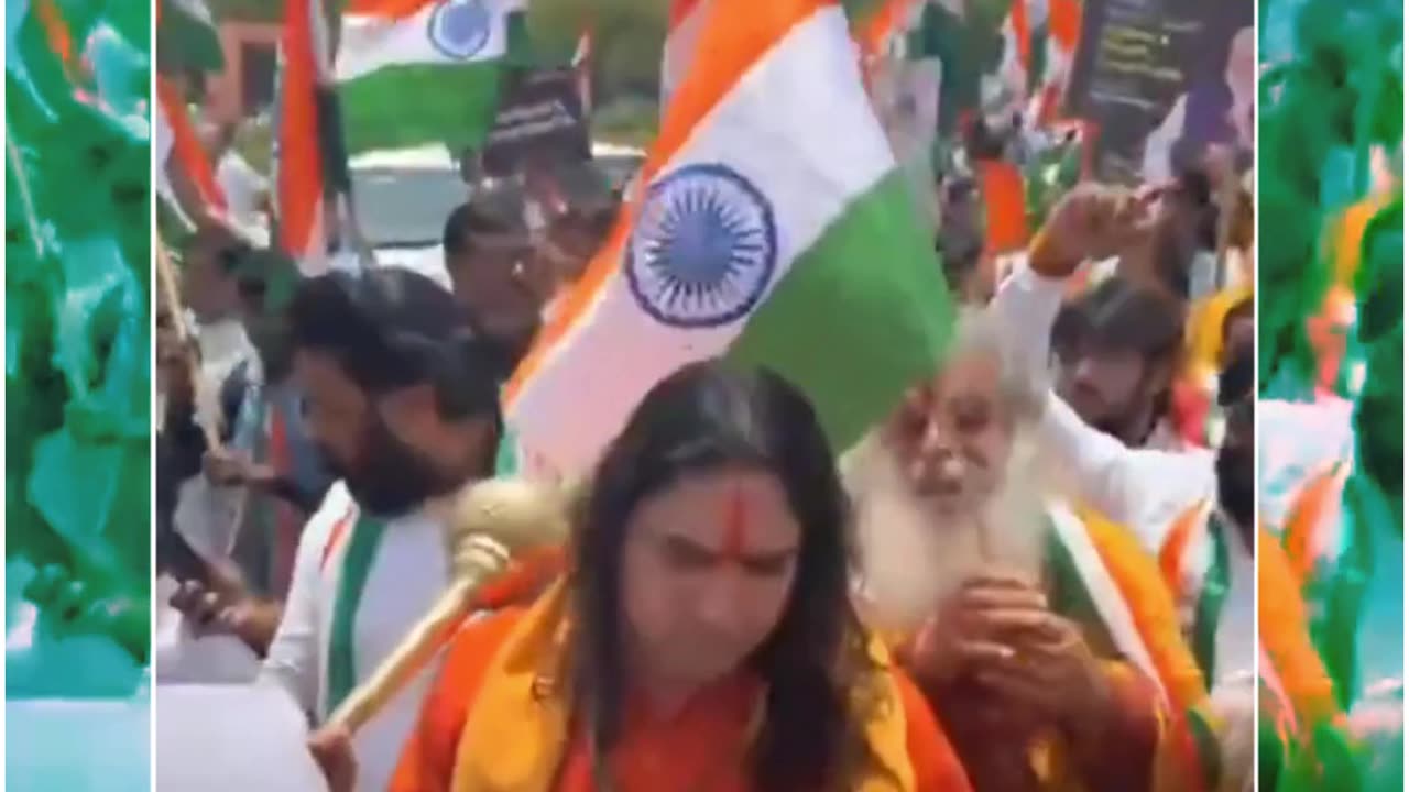BJP MLA Caught Using National Flag to Wipe Nose During Tiranga Yatra
