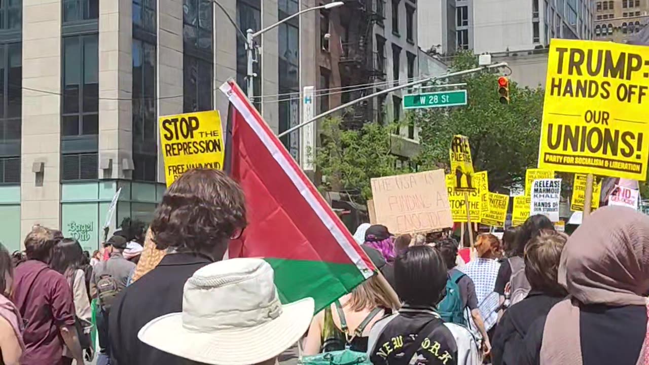 ¡Viva Palestina Libre! ¡ALTO a las deportaciones!