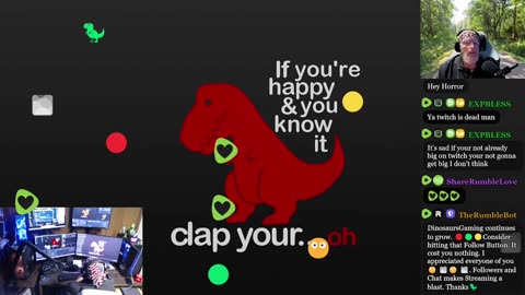 Dinosaurs Gaming Getting People to Move to Rumble