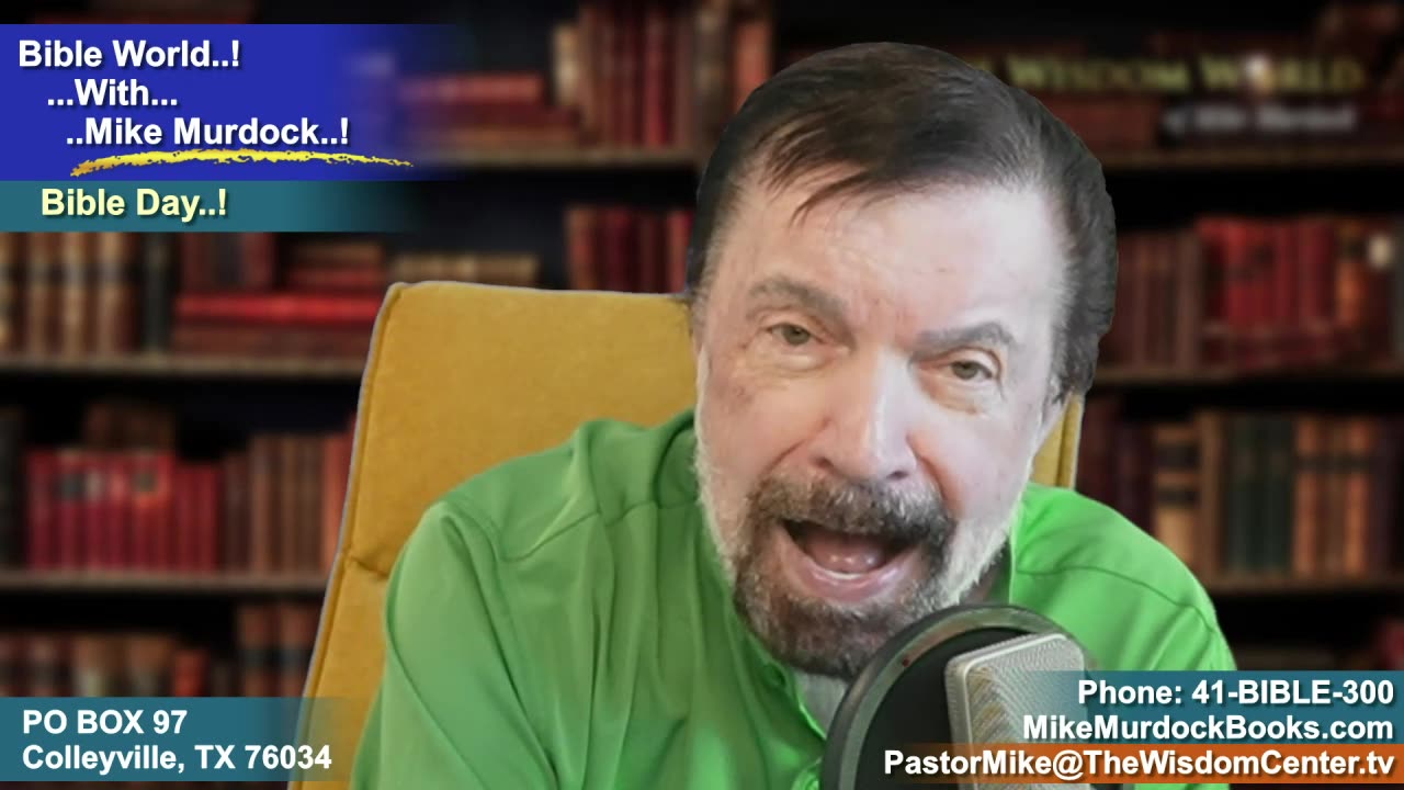 Re-Air: Welcome To Bible World With Mike Murdock..!!!