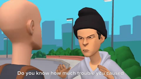 Classic Caillou Graffiti on Buildings (Retirement Home)/Arrested/Grounded