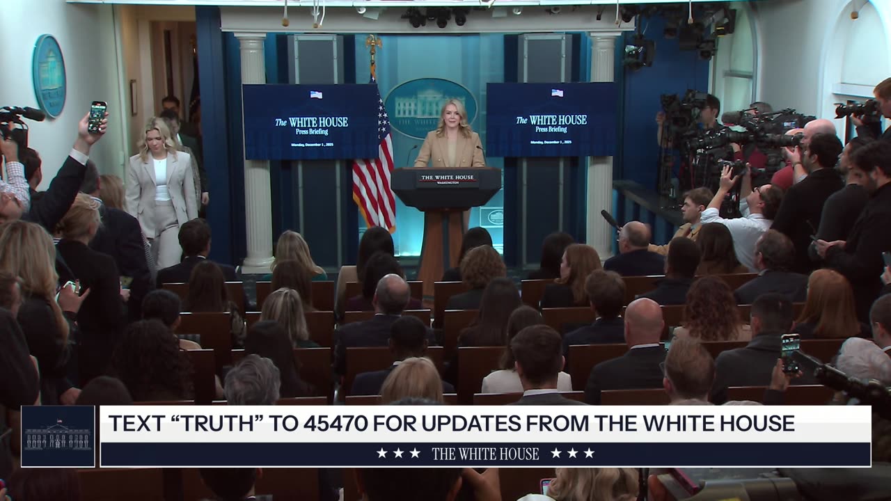 Press Secretary Karoline Leavitt Briefs Members of the Media, Dec. 1, 2025