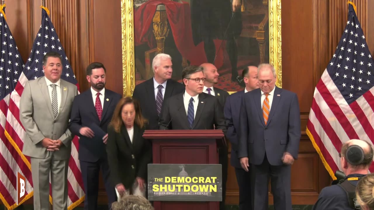 LIVE: Speaker Mike Johnson Holds News Conference on Day 30 of Gov't Shutdown...