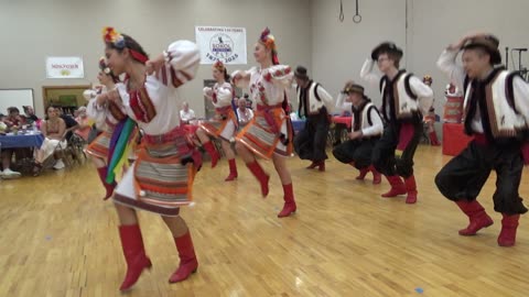 2025 Czech And Slovak Folk Festival, Sokol Detroit, Kolomeyka Ukranian Dance Ensemble, Part 02
