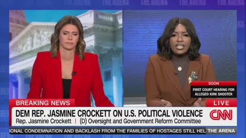 Watch Jasmine Crockett Try To Rationalize How People On The Left Supposedly Can't Shoot
