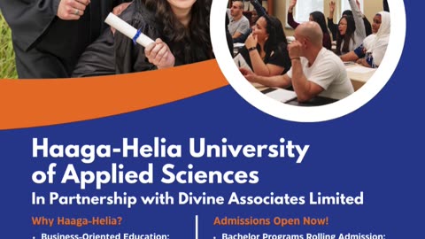 Launch Your Global Career with Haaga-Helia University & Divine Associates Ltd