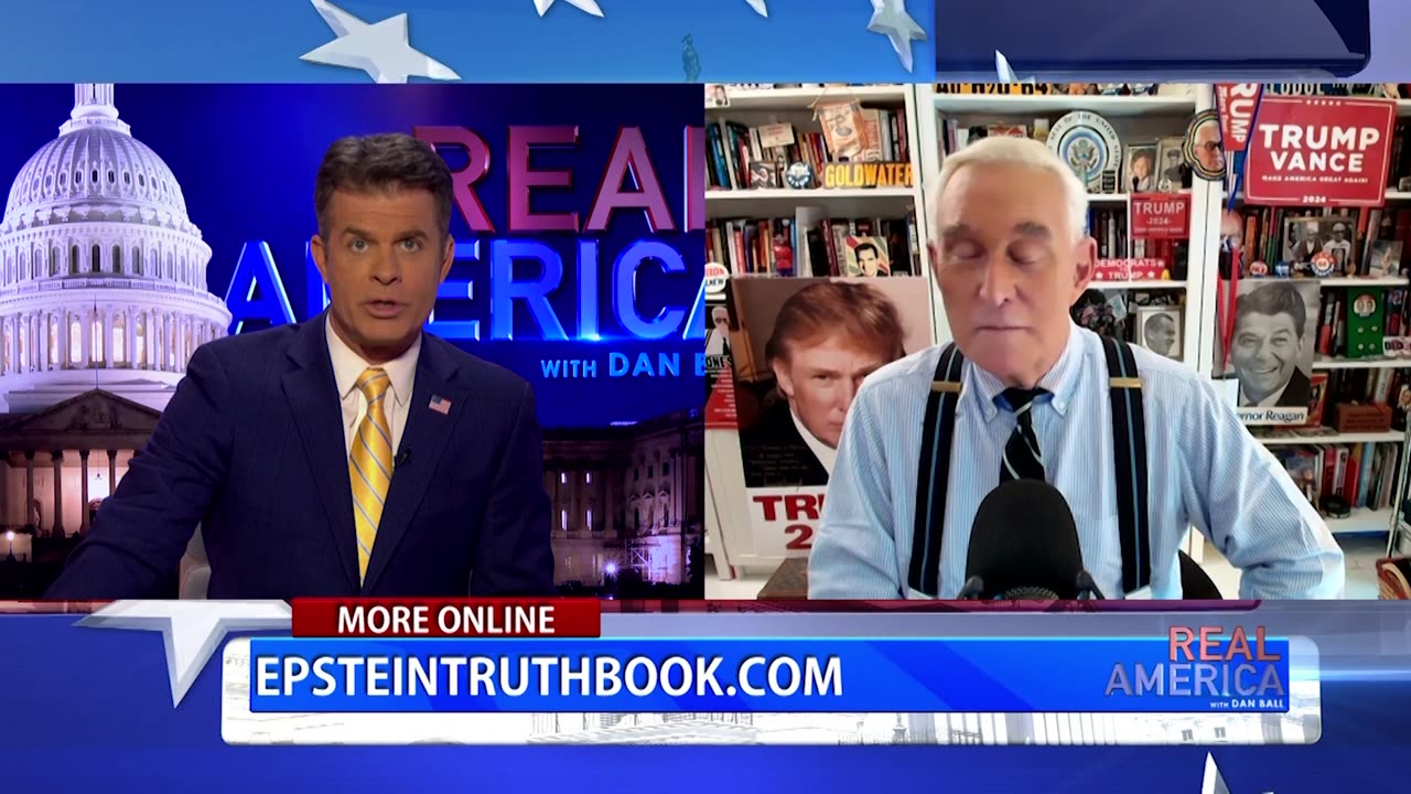 REAL AMERICA -- Dan Ball W/ Roger Stone, 4/28/25